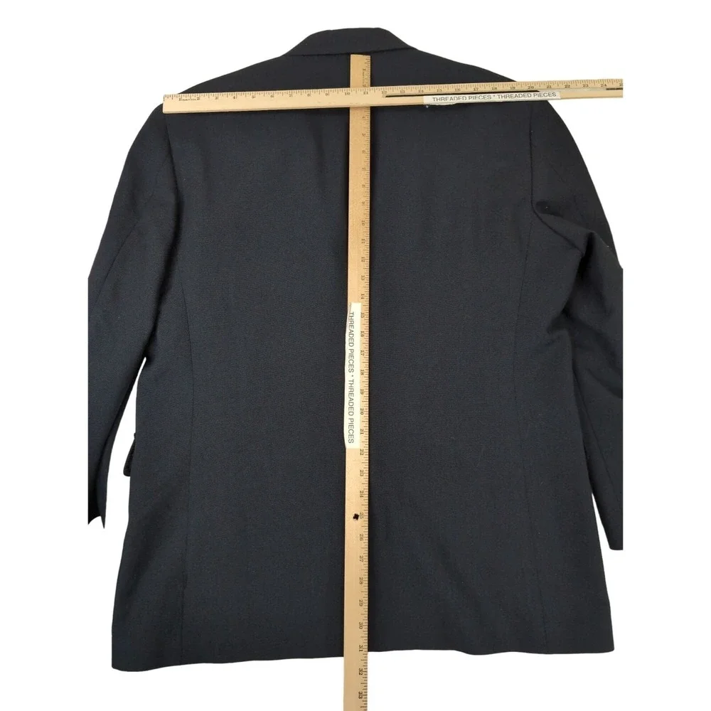 Edwards Blazer Mens 44R‎ Navy Blue 2 Button Single Vent Business Professional